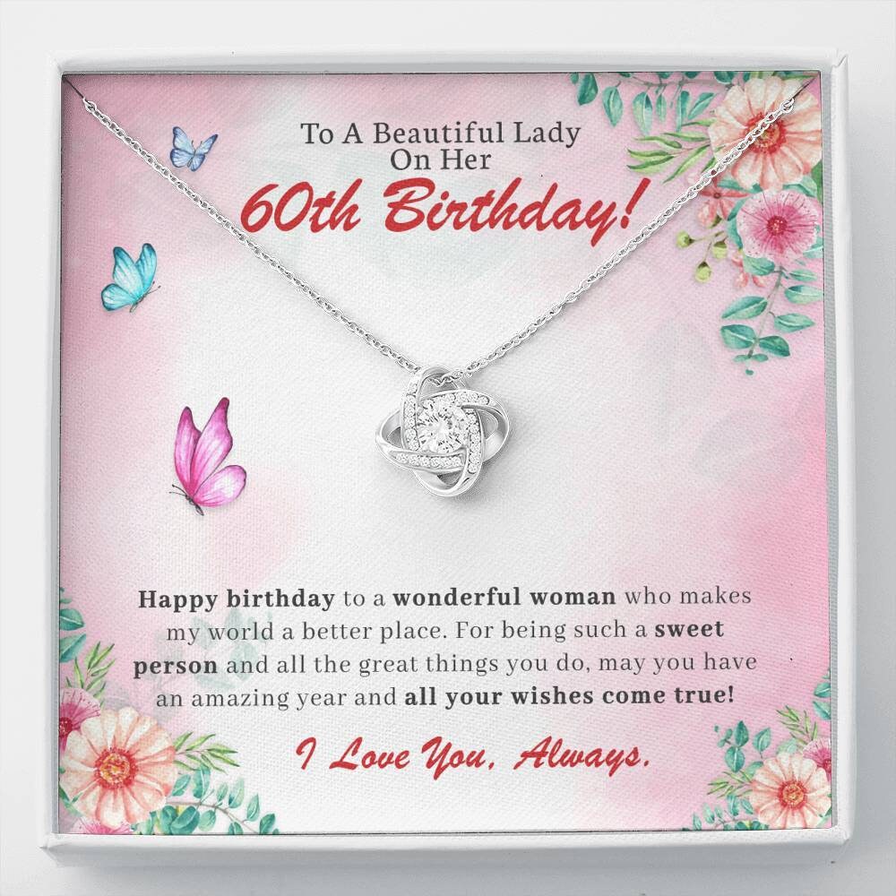 60th birthday sale jewellery for her