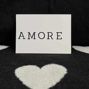 AMORE - Valentinstagskarte zum Jubiläum – perfekt für den Partner/in