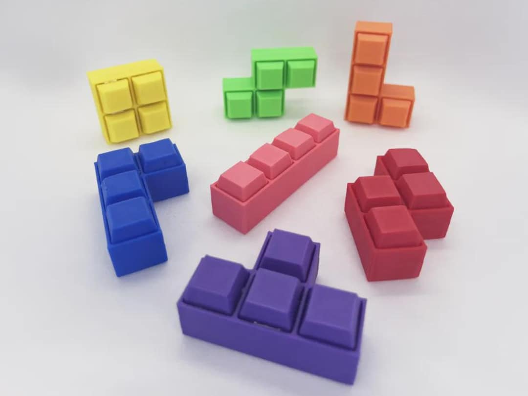 Mechanical Clicky Fidget - 12+ Colors, With Pendant, Keypad Switch ...