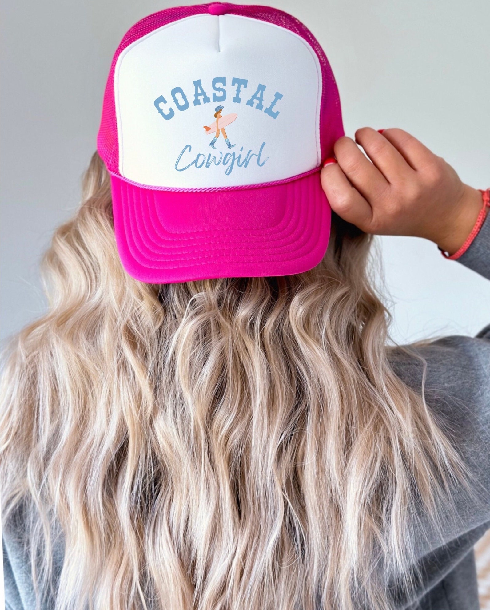 Coastal Surfer Trucker Hat, Beach Bachelorette Favors, Beach Cowgirl  Trucker Hat, Last Toast on the Coast, Coastal Bachelorette, Summer Hat -  Etsy