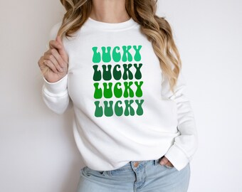 St Patricks Day SVG, Lucky SVG, Luck SVG, Digital Download for Cricut, Silhouette, Glowforge (includes svg/png/dxf file formats)