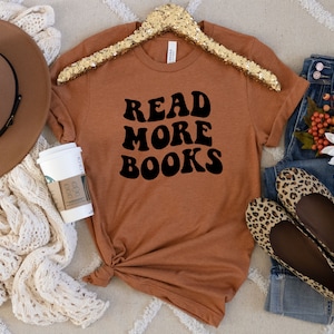 Retro Read More Books Svg, Book Lover Svg, Reading Svg, Librarian Svg, Reader Cut File, Read More Books Png Sublimation Design