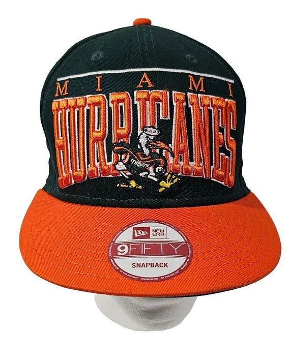 Miami Hurricanes Snapback Hat New Era Hat Cap Cane