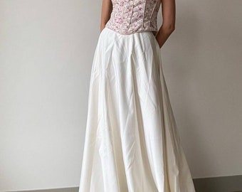 Bruiloft stijl Korset jurk, twee stuks set