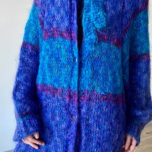 Long vintage cardigan imagem 5