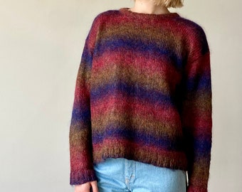 pull vintage en mohair