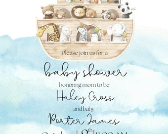 Noah's Ark Baby Shower, Baby Shower, Baby Animals