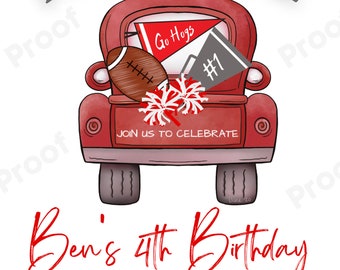 Birthday, Tailgate, Football, Razorback, Hogs