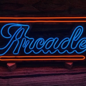 LED Neon Arcade Sign | Bar LED Neon Sign|LED Neon Light | Garage led Neon Sign | Personalized Gift | Man Cave Sign | Wedding Sign|