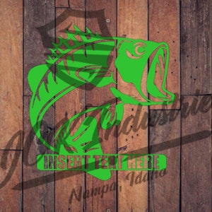 Lubina - Pesca - Personalizable - DXF y SVG - Descarga digital - Láser CNC Plasma Chorro de agua
