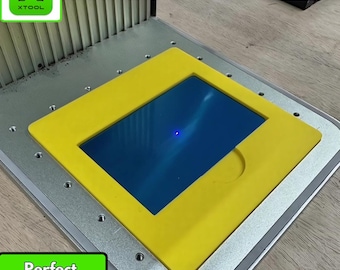 xTool F1 Metal Business Card Jig – 3D Printed Laser Engraving