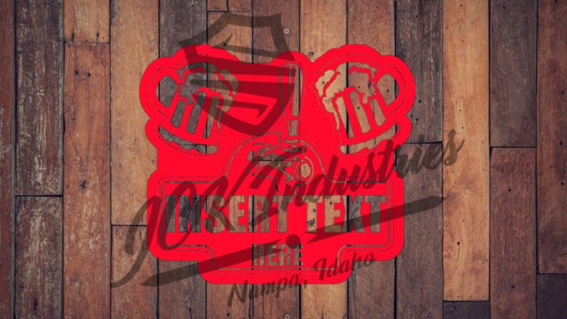 Cold Beer Sign - Customizable - DXF and SVG - Digital Download - Laser ...
