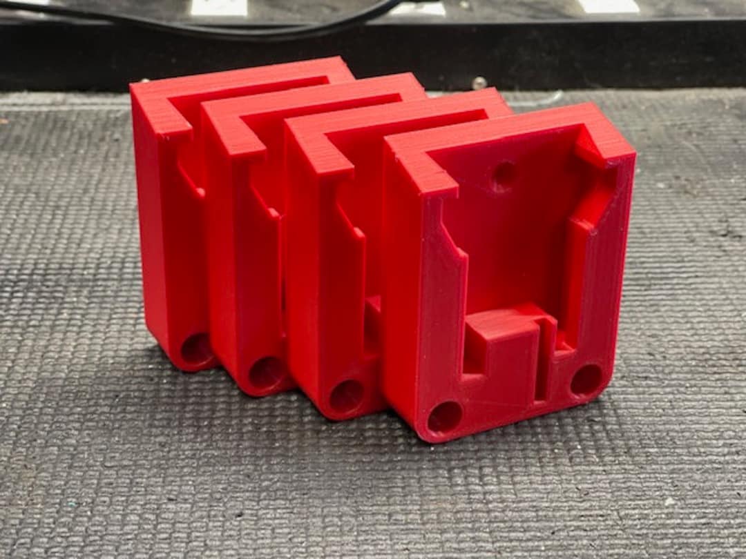 Milwaukee M18 Battery Holder 3D Printed Wall Mount Battery Holder Milwaukee Tools Mens Gift