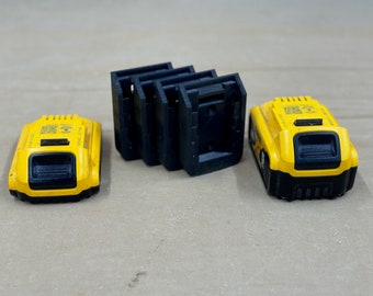 DeWalt 20V Battery Holder – 3D Printed Wall Mount