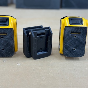 DeWalt 20V Battery Holder- 3D Printed Wall Mount Battery Holder- DeWalt 20V Battery- Dad Gift- Workshop Organizer- Tool Storage