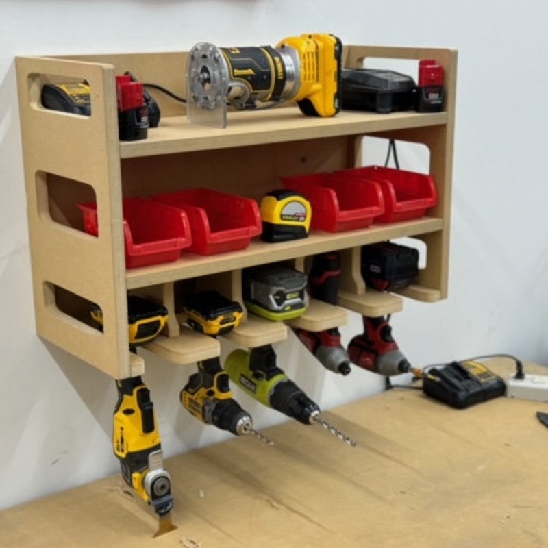 Cordless Drill Rack - Etsy
