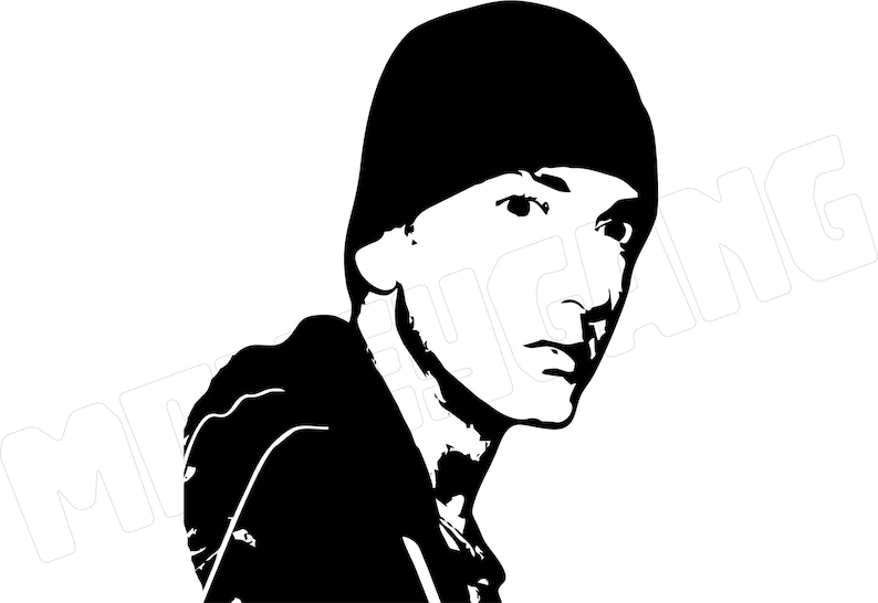 EMINEM RAP Svg Png Clip Art Silhouette Vector Download Slim | Etsy UK