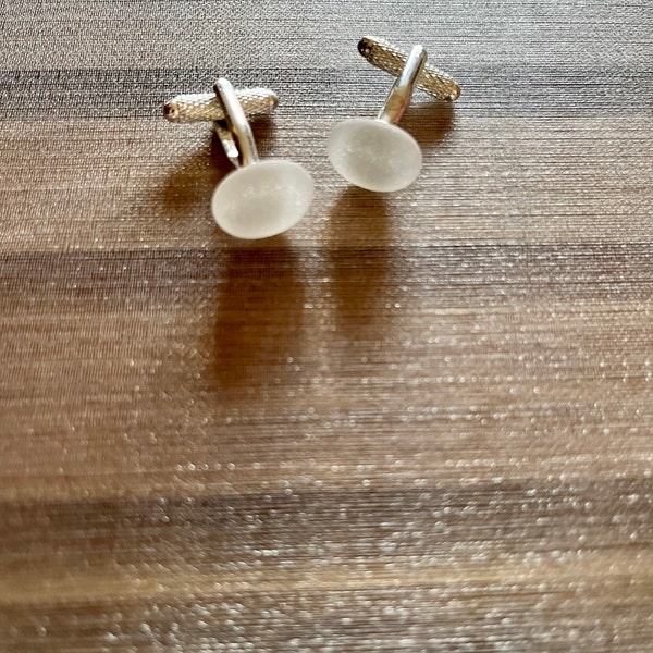 Beautiful Seaham Seaglass Cufflinks