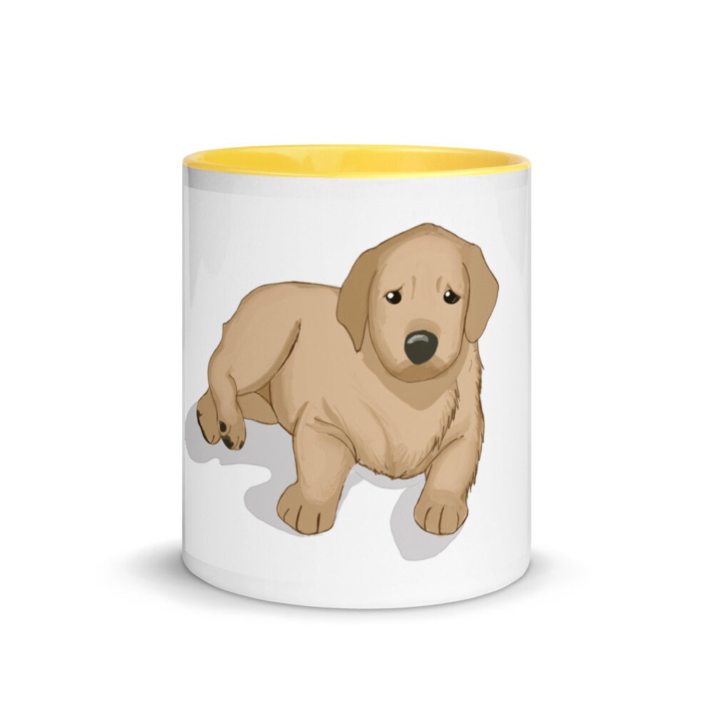 yellow labrador mug