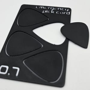 Emergency Pick Card – Gitarrenplektren im Kreditkartenformat