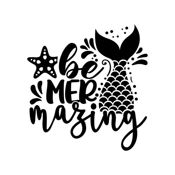 Be Mermazing Svg - Etsy