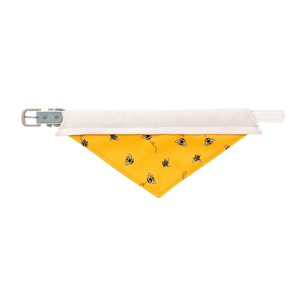 Busy Bee Print Dog Collar Bandana Collar Neckerchief Cath Kidston Luxury Adorable Pet Accessory