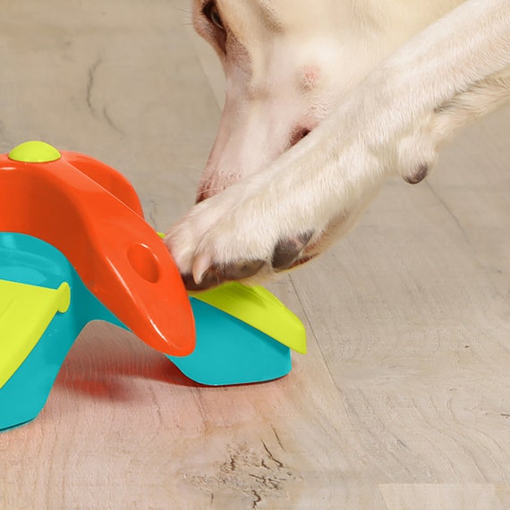 Interactive Dog Toy Slow Feed Puppy Training Puzzle Feeder Boredom Buster Treat  Dispenser 