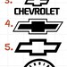 Chevy Decals | Etsy
