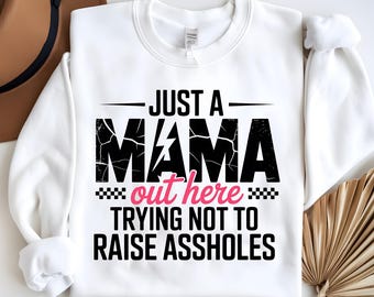 Solo una mamá aquí png, Mamá divertida png, Mamá atrevida png, Mamá con sarcasmo maternal png, Mamá a cuadros png, Mamá moderna png, Regalo del Día de la Madre