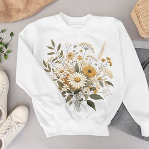 Floral Cottagecore PNG | Spring Flowers Sublimation Design | Botanical Digital Download File | Summer Flower Nature Design for Shirt for Mug