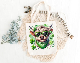 Highland Cow St. Patrick's Day Png, Retro St Patricks Day PNG, Coquette St Patty's Day png, Lucky PNG, St Patricks Coquette Png, Irish Png