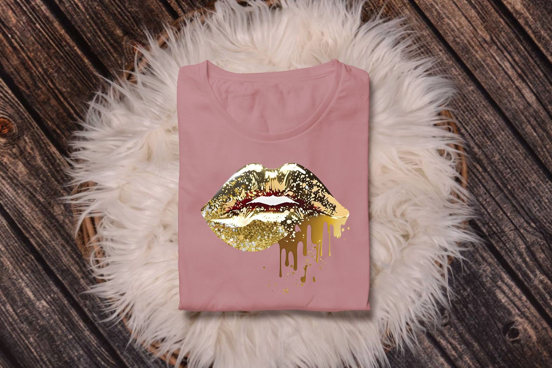 Glitter Melting Dripping Lips / PNG / Sublimation / Waterslide - Etsy