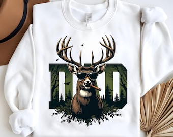 Camo Dad Hunting Png, Deer Hunting Png, Dad Hunting Png, Duck Hunting, Mallard png, Father's Day Gift, Gift for husband, Sweater T-Shirt DTF