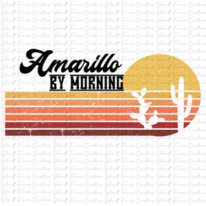 Amarillo Morning, Versione 2, PNG, PDF, Download digitale