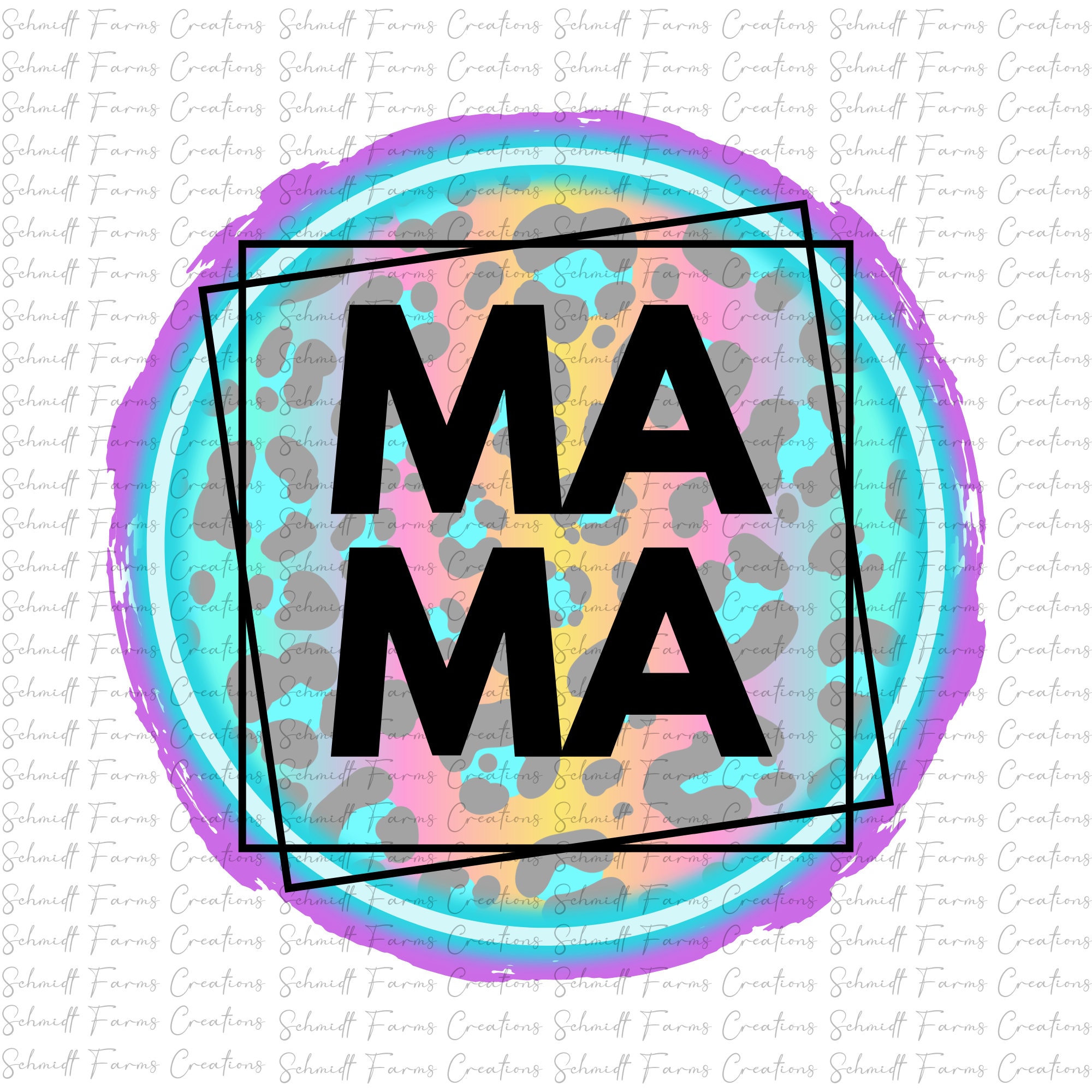 MAMA, Leopardo, Neón, PNG, Descarga Digital, Día de la Madre