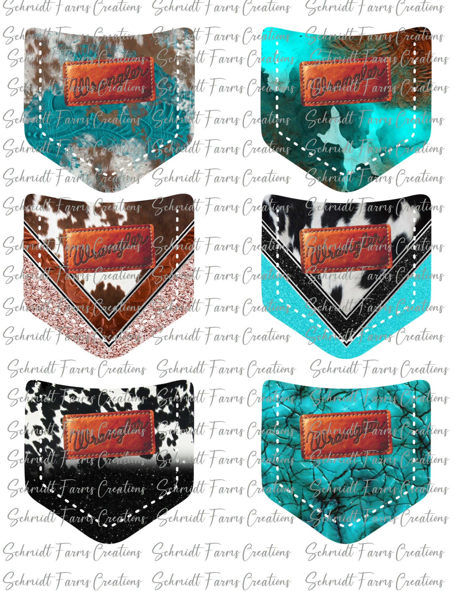 Freshie Pocket Cardstock, Made to Order, Jean Pocket Card Stock Cutouts
