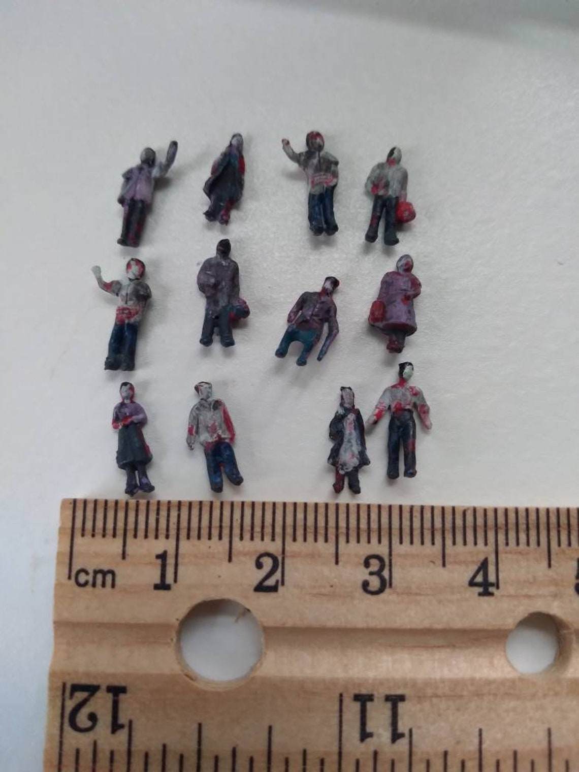 Dollhouse Miniature ZOMBIES / Zombie Figurines for Halloween Etsy