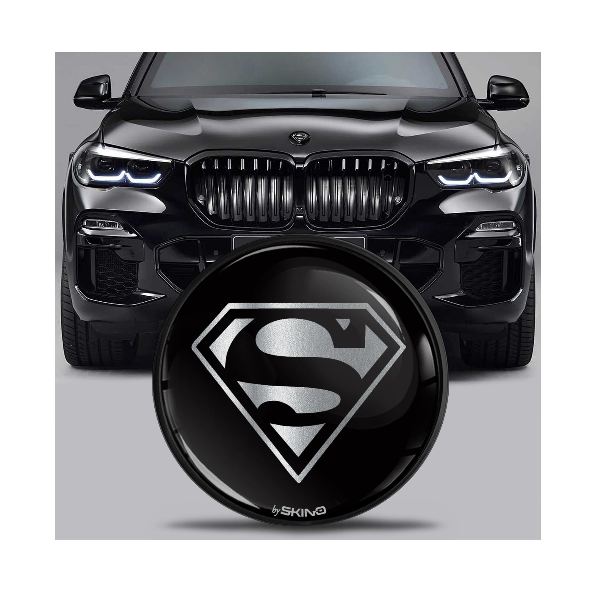 5x BMW M Black Logo Headrest Car Seat Decal Badge Sticker Performance  Motorsport