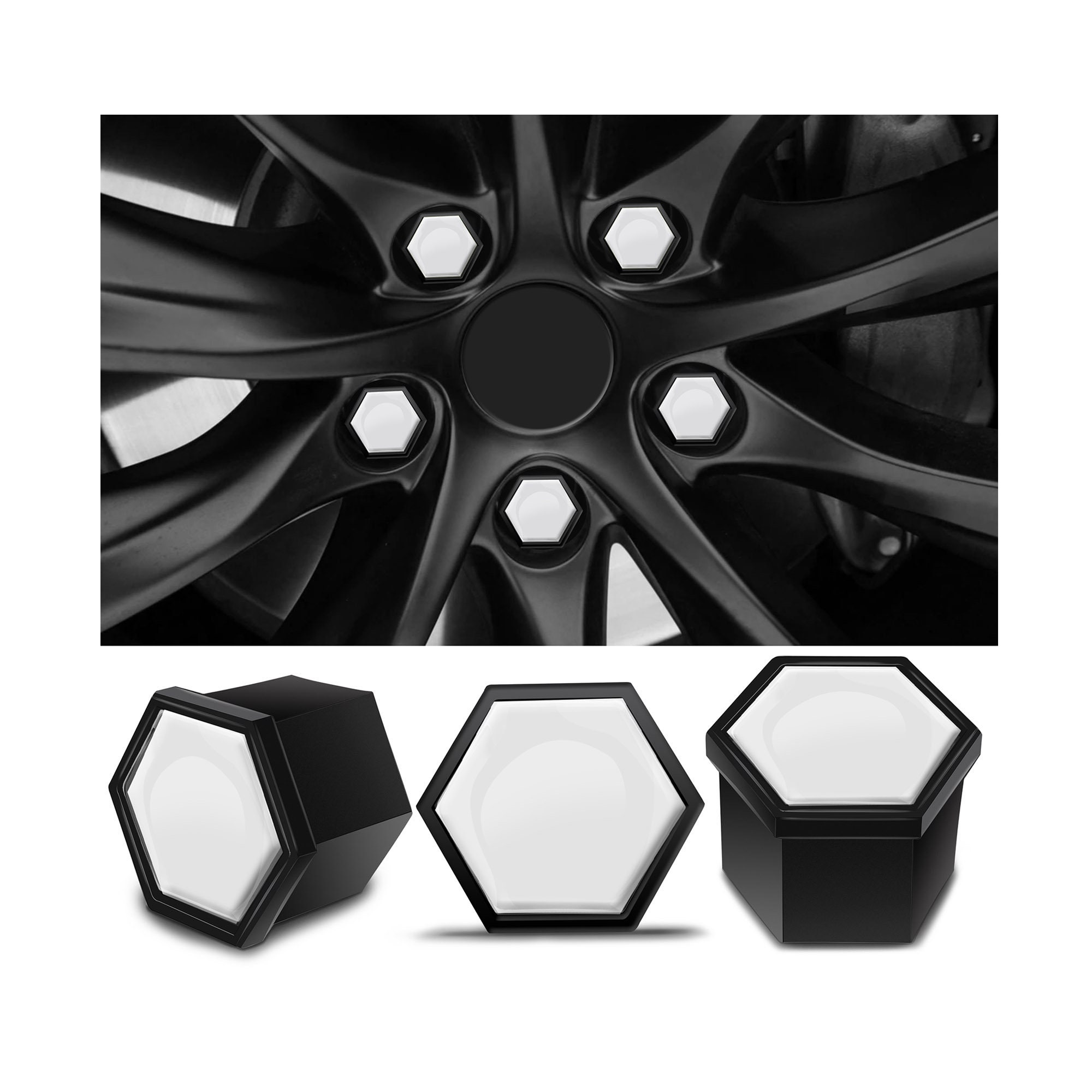 BESTER Preis garantiert TPi 20 x BRIGHT Chrome Alloy Wheel Nut Bolt