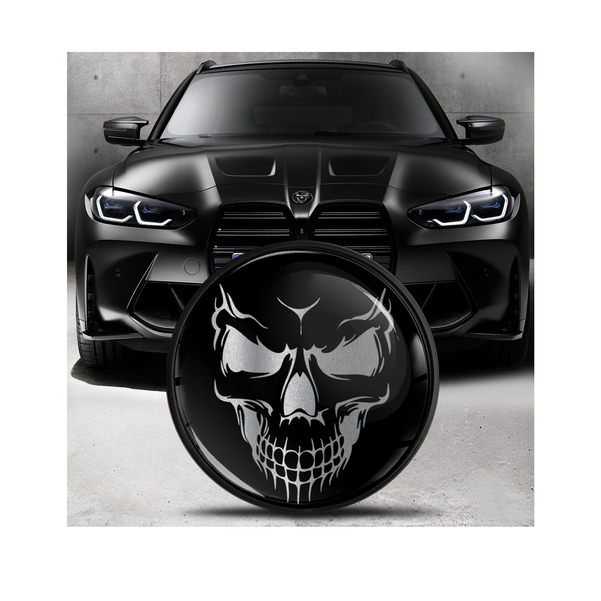 Bmw black 2024 emblem set
