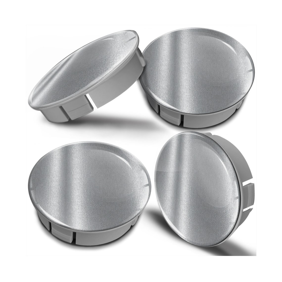 Wheel Center Caps Universal Custom Tuning Logo 60mm Silver Etsy