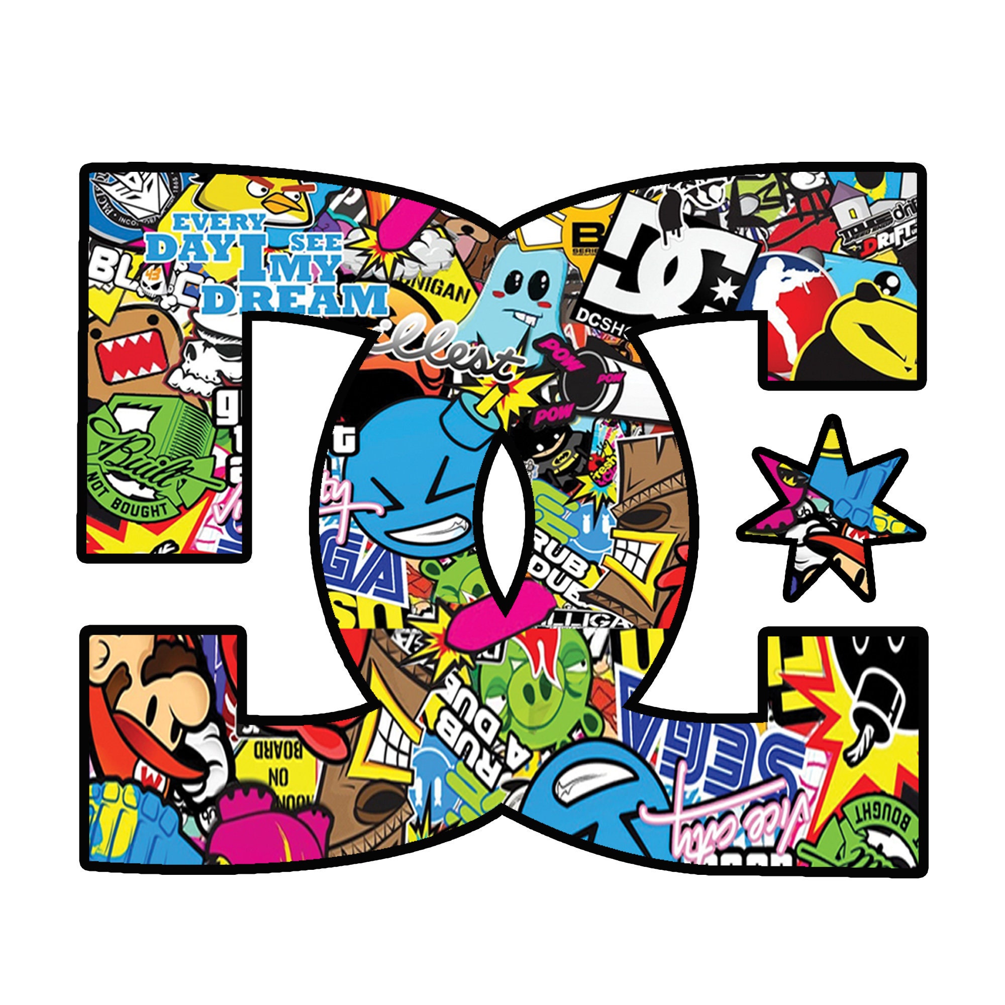 Vinyl Cool Sticker DC Bomb Comics Cartoon Decals for Bumper Etsy