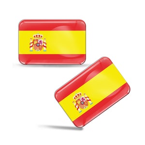 Pegatina bandera España para coches