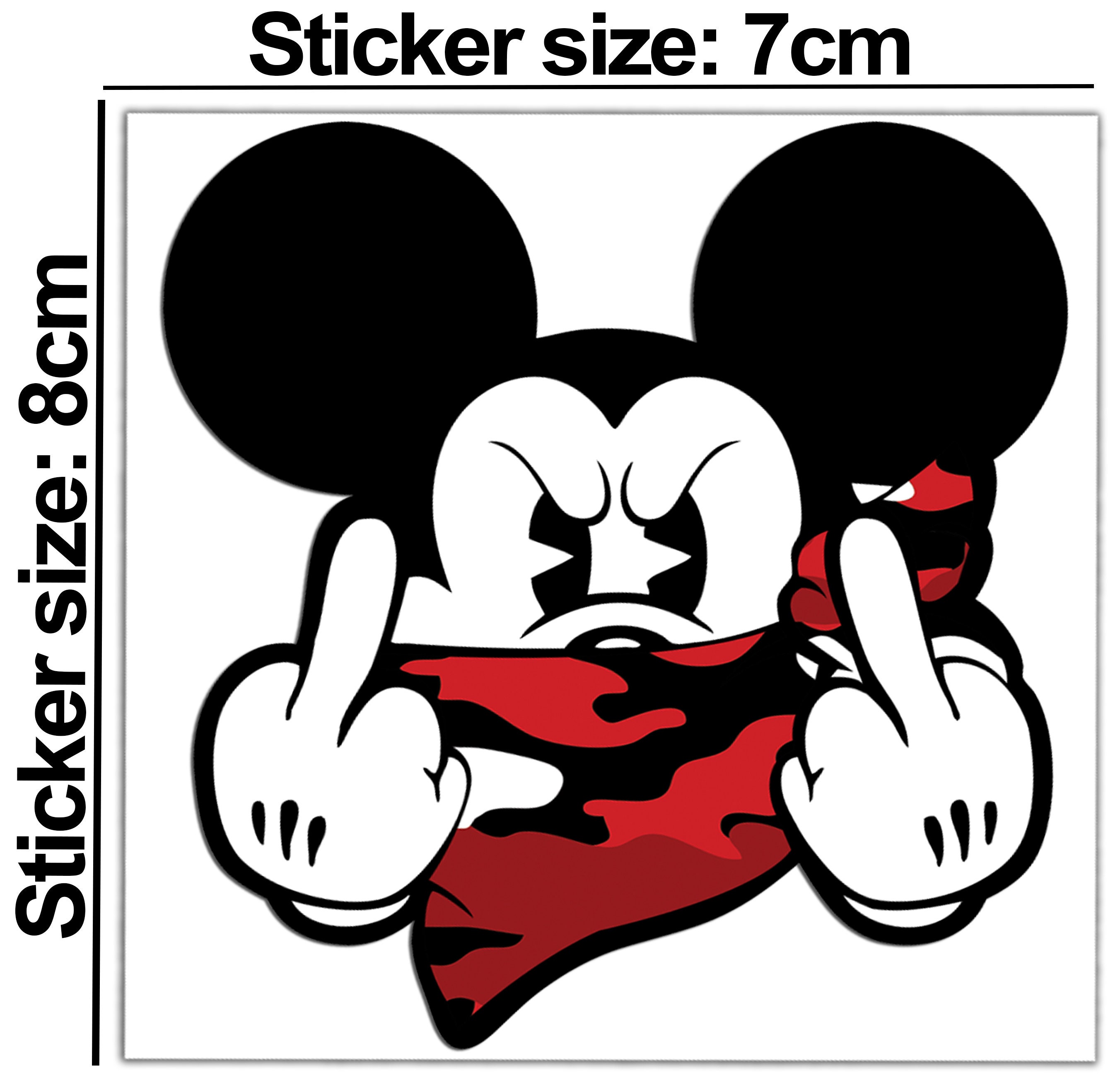 pegatina mickey mouse 15x10cms // pegatinas - s - Compra venta en