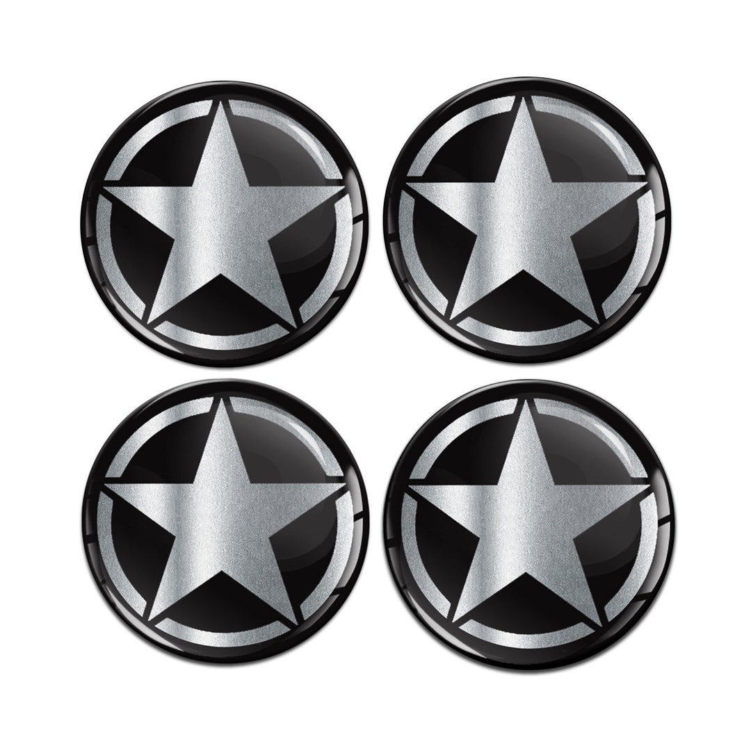 Wheel Center Caps Stickers Tuning Logo Star A 41 -  Sweden