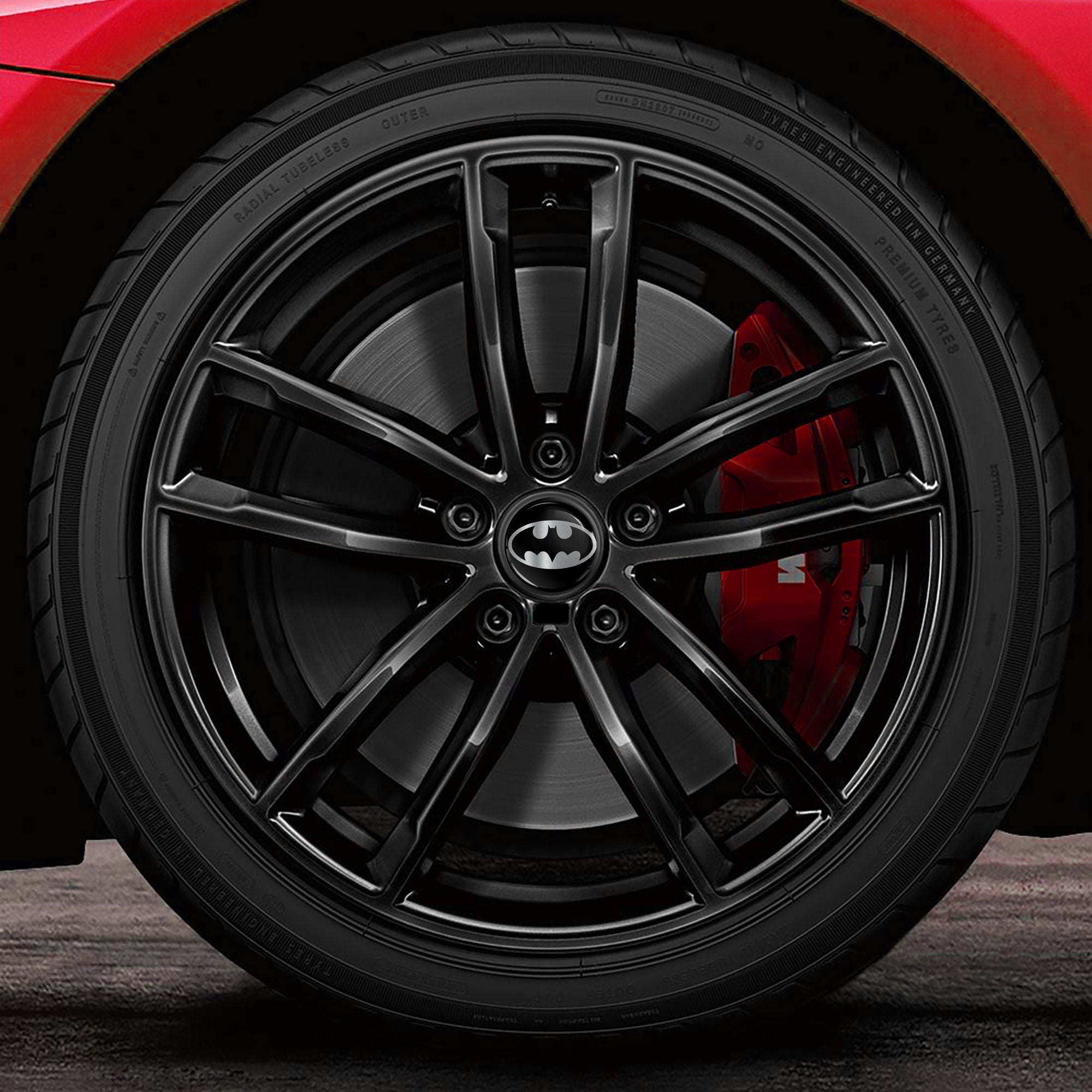 Wheel Center Caps Universal Tuning Logo 60mm Bat C 72 Etsy