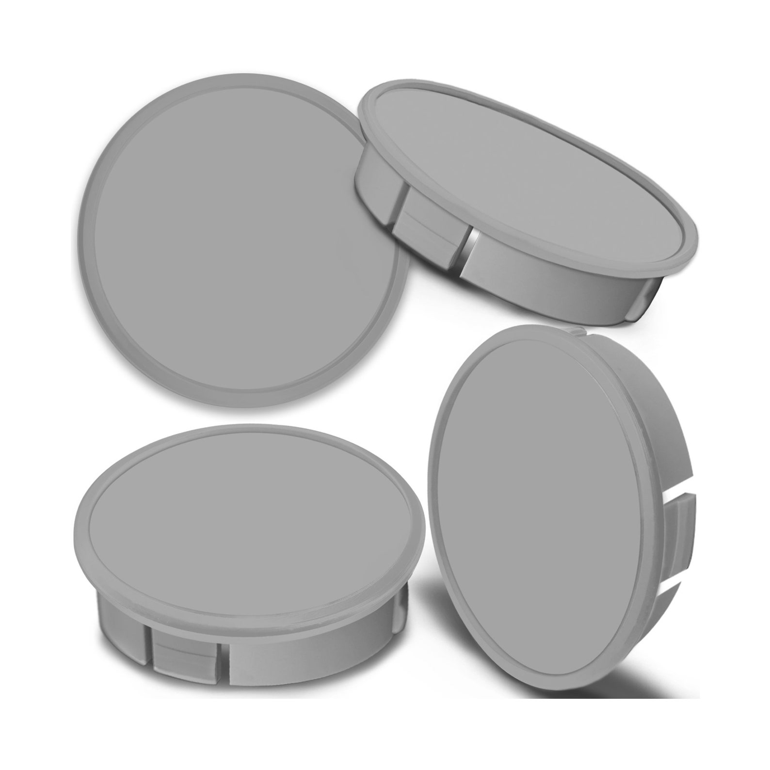 Car Wheel Center Caps Universal 60mm Black / Silver Etsy