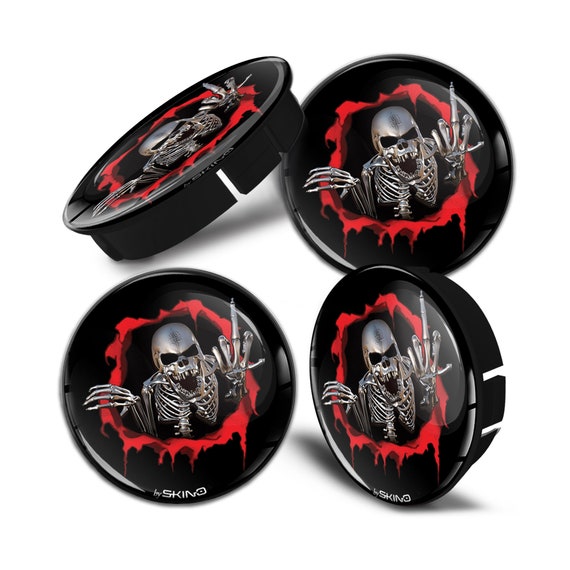 Wheel Center Caps Universal Custom Tuning Logo 60mm Skull C 26 Etsy