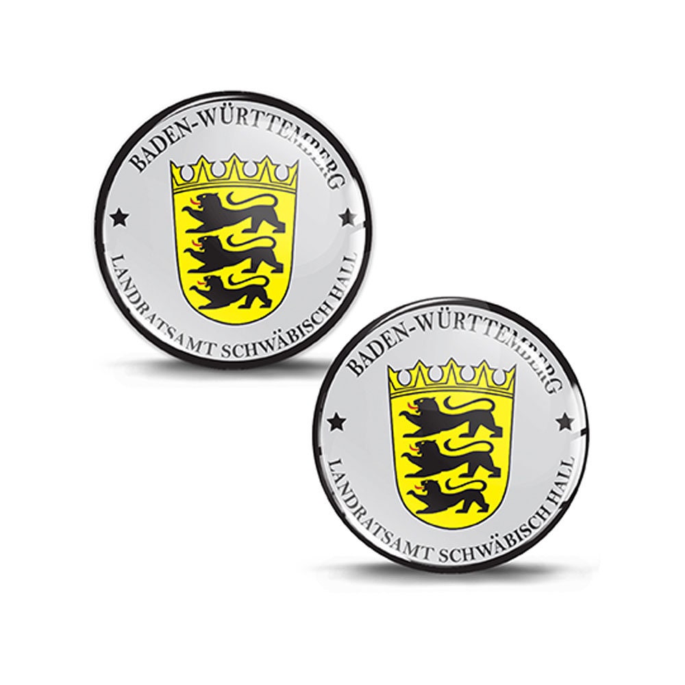 2 x 3D Gel Domed Aufkleber Badge Stadt Baden-Württemberg Deutsches  Nummernschild Siegel -  Österreich