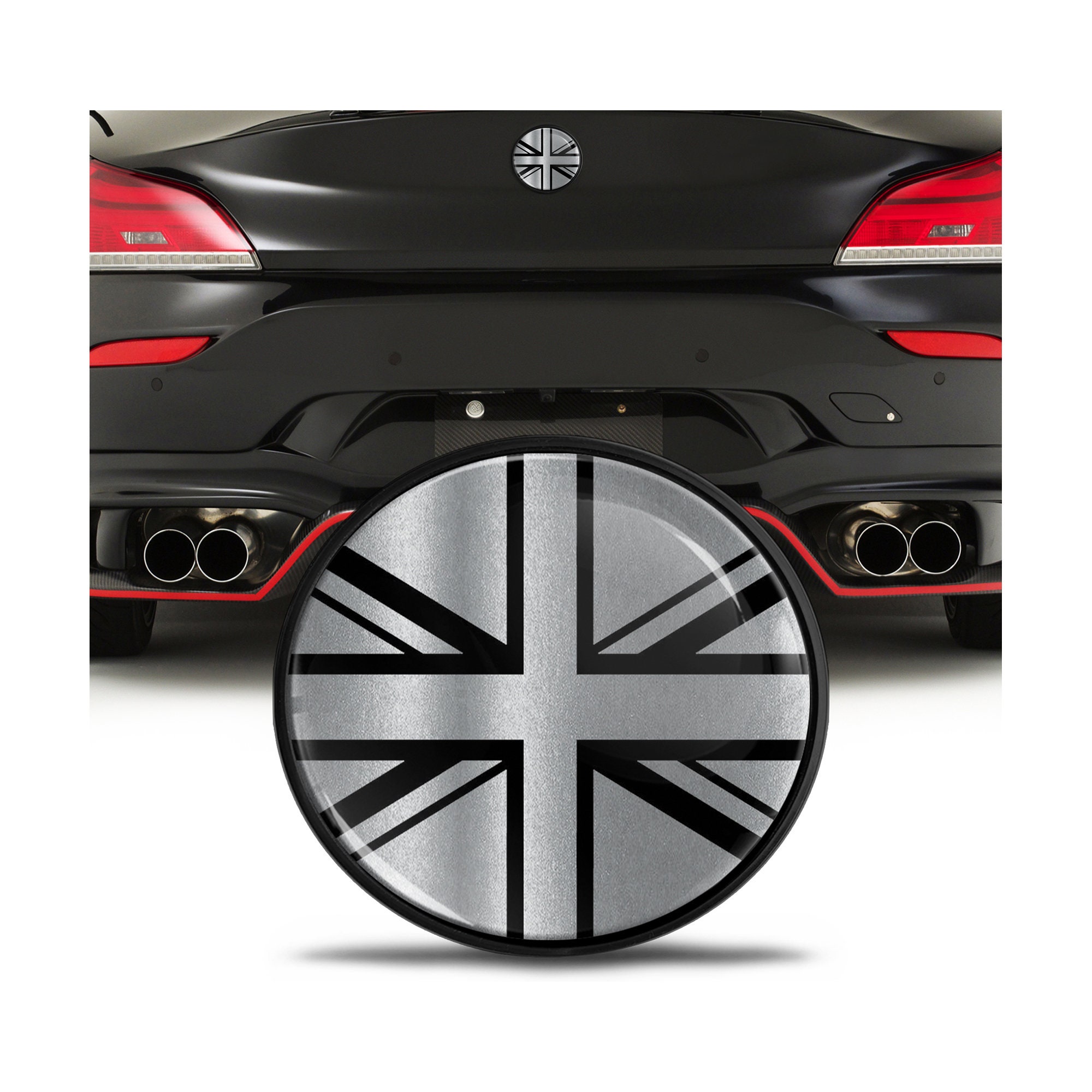 Emblema logo BMW 82mm (capó o maletero) versión adhesivo. BMW Original